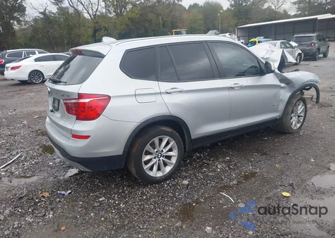 2016 BMW X3 xDrive28I z USA, uszkodzony, nr VIN 5UXWX9C55G0D90865